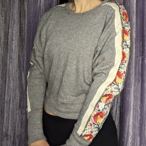 Free People Embroidered Sweater